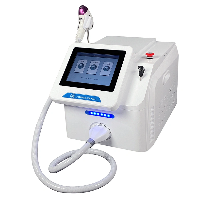 1000W 3 WAVE ice plus 808nm Diode Laser Hair Removal Machine
