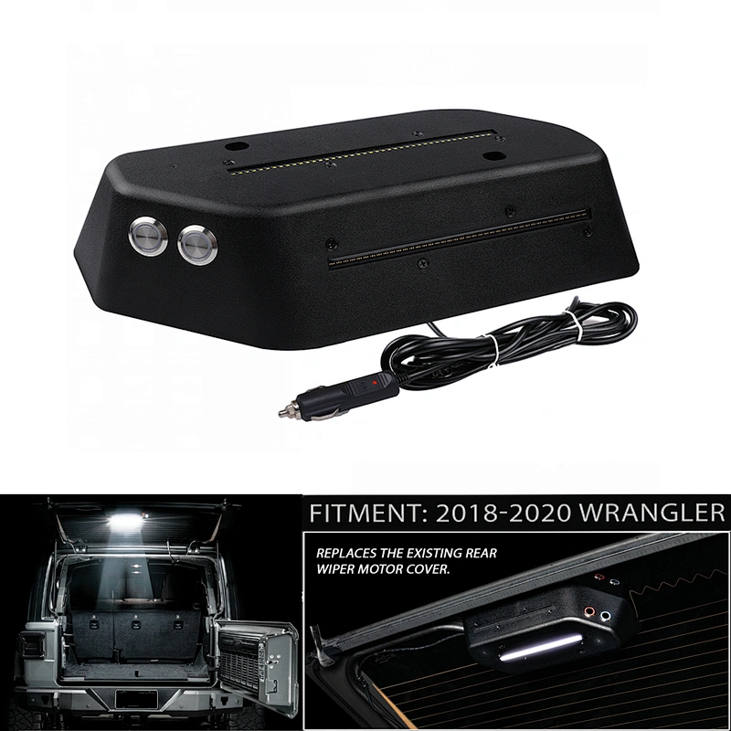 DUAL WHITE LED CARGO LIGHT PLUG AND PLAY FOR 2018-2020 WRANGLER JEEP JL/JLU  ACCESSORIES LED CARGO LIGHT/TRUNK LIGHT