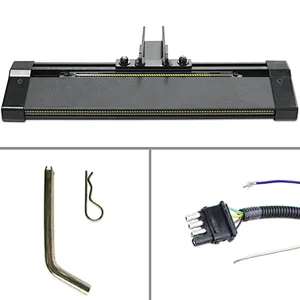 DOCTOR 4X4 ALUMINIUM TRAILER HITCH STEP BOLT WITH LED LIGHT BAR