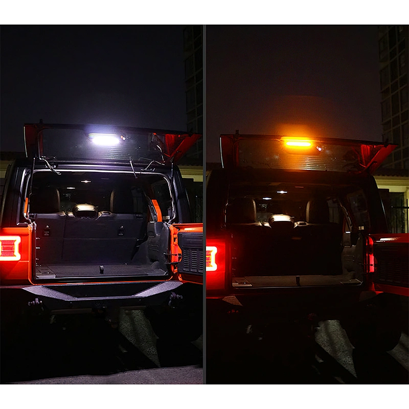 DUAL WHITE LED CARGO LIGHT PLUG AND PLAY FOR 2018-2020 WRANGLER JEEP JL/JLU  ACCESSORIES LED CARGO LIGHT/TRUNK LIGHT