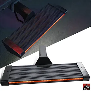 DOCTOR 4X4 ALUMINIUM TRAILER HITCH STEP BOLT WITH LED LIGHT BAR