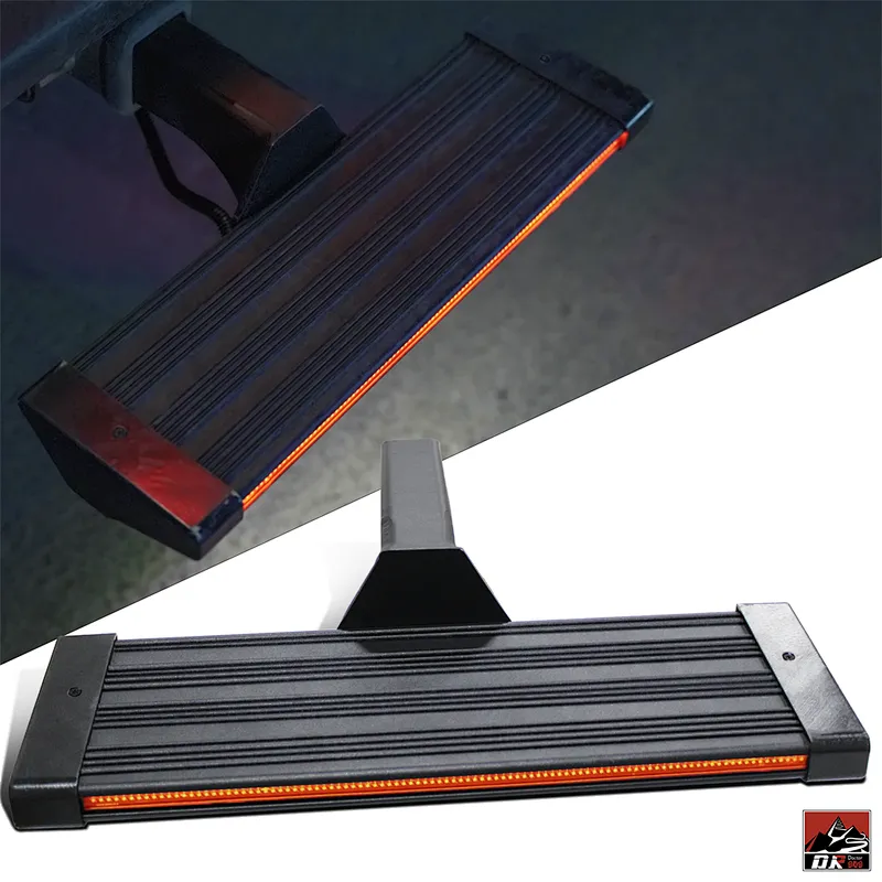 DOCTOR 4X4 ALUMINIUM TRAILER HITCH STEP BOLT WITH LED LIGHT BAR