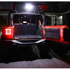 DUAL WHITE LED CARGO LIGHT PLUG AND PLAY FOR 2018-2020 WRANGLER JEEP JL/JLU  ACCESSORIES LED CARGO LIGHT/TRUNK LIGHT