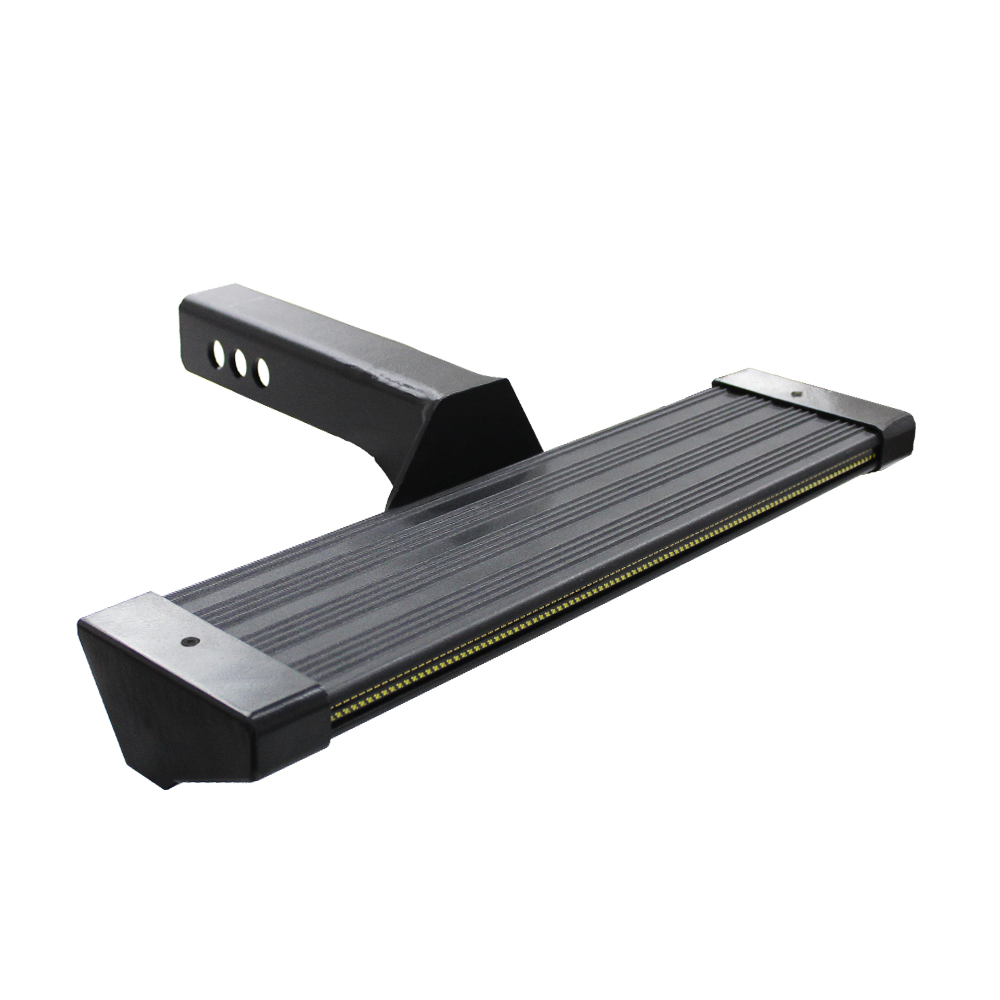 DOCTOR 4X4 ALUMINIUM TRAILER HITCH STEP BOLT WITH LED LIGHT BAR