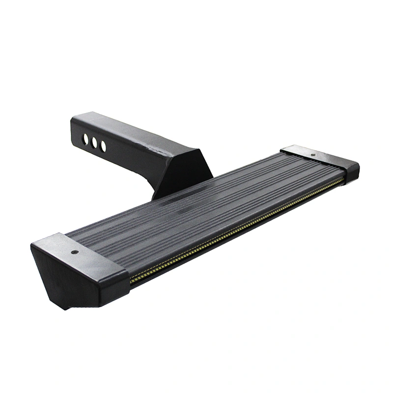 DOCTOR 4X4 ALUMINIUM TRAILER HITCH STEP BOLT WITH LED LIGHT BAR