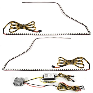 F-150 RAPTOR:RGBW FLOW SERIES HALO RING SEQUENTIAL TURN SIGNAL