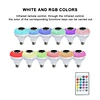 8 واط RGB LED لمبة ، لمبة الموسيقى اللاسلكية ، لون RGB للتحكم عن بعد