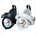 led spotlight embedded adjustable angle home commercial high color rendering ceiling light cob downlight