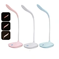 LED Desk Lamp Touch Dimming Adjustment Table Lamp for Children Kid Reading Study Bedside Bedroom Living Room