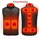 Chaleco calefactable Chauffant Factory Directly Hombres Mujeres Unisex Calentamiento Usb Térmico Chaleco calefaccionado Chaqueta con paquete de batería