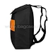 large capacity rear wheel trash and gear bag for camping