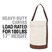 OEM Canvas Bucket with Leather Bottom