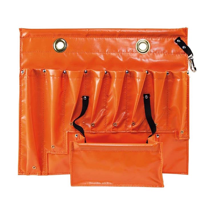 Customized garden tool organizer bag with multiple pockets
