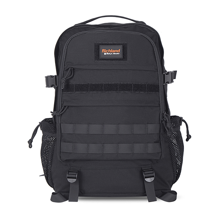 Custom heavy-duty tactical backpack with MOLLE webbing