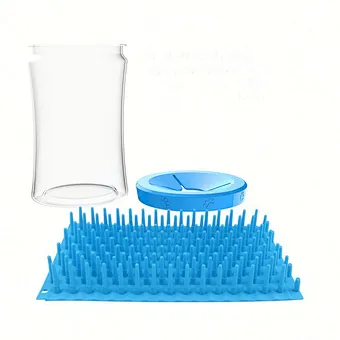 portable pet cleaning brush cup ,kyts new popular pet paw cleaning cup