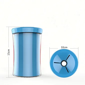 portable pet cleaning brush cup ,kyts new popular pet paw cleaning cup