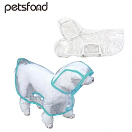 High Quality Transparent EVA Dog Clothes Pet Raincoat