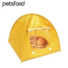 Folding portable Pet cat camping tent