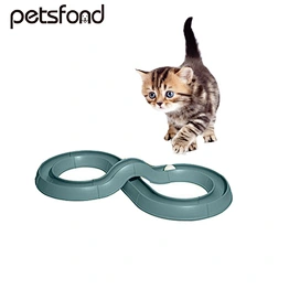 Puzzle Plastic pet toys cat Tracks Ball