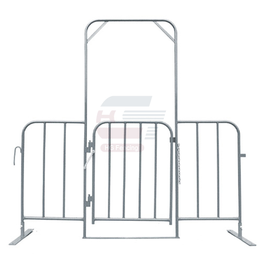 Crowd Control Barrier Single door