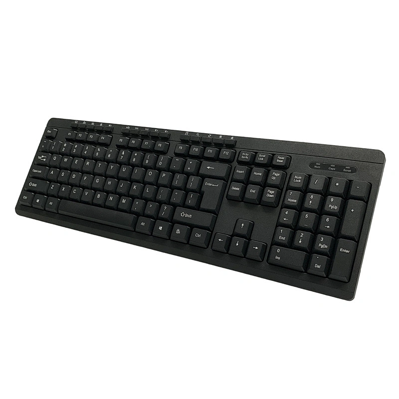 Newest Professional Wired 104Keys PC desktop Multimedia Ergonomic keyboard for home and office KM-312
