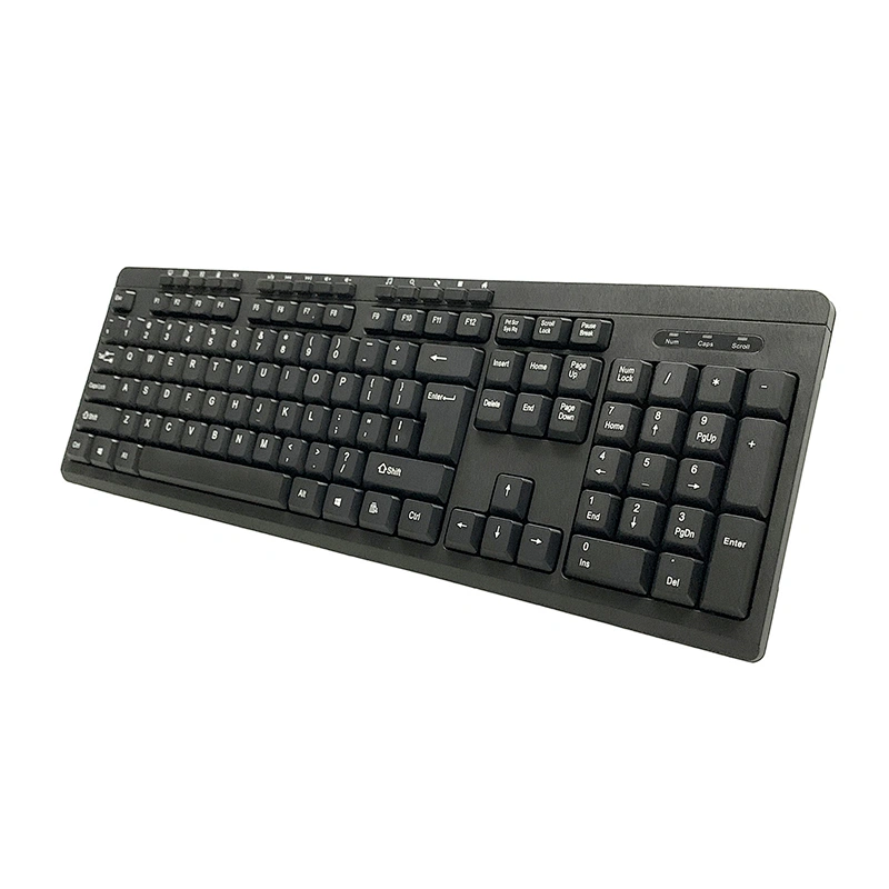 Newest Professional Wired 104Keys PC desktop Multimedia Ergonomic keyboard for home and office KM-312