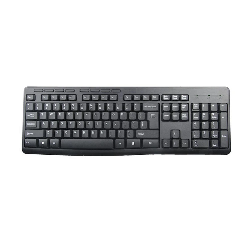 Newest Professional Wired 104Keys PC desktop Multimedia Ergonomic keyboard for home and office KM-312