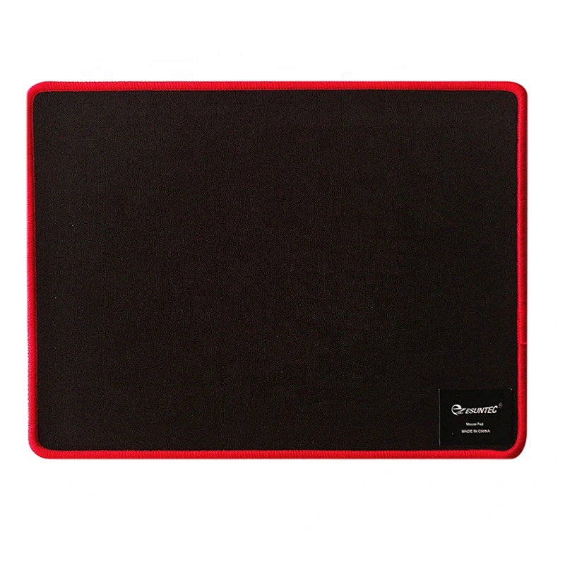 Hot Selling natural rubber foam gaming office customized Mouse pad With Stitched Edge Premium-Textured Mouse Mat GMP-011