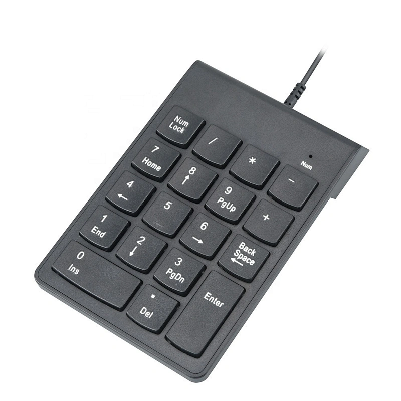 Super slim wired numeric keypad office numeric keyboard for business ...