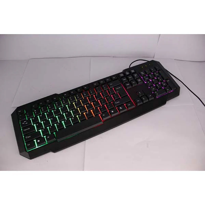 Professional USB Wired 3 Colors LED Light Multimedia Gaming Keyboard KBL-311