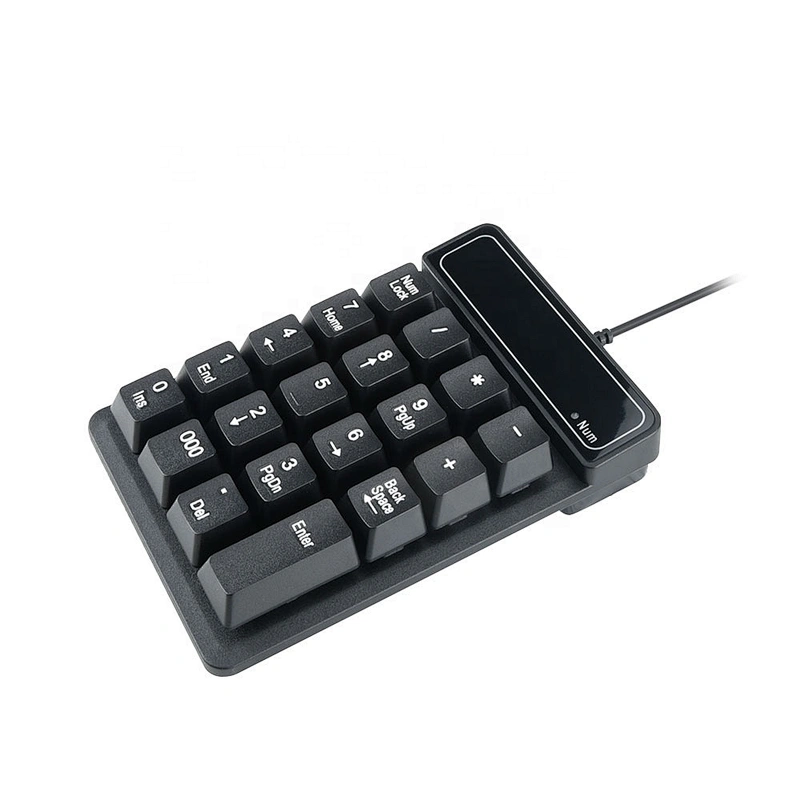 New hot selling mini numeric keyboard Ergonomic standard Waterproof numeric keyboard for office desktop laptop