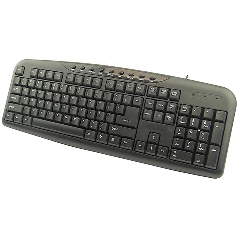 Private OEM Wired USB Office Multimedia Computer PC Keyboard KM-300