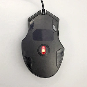 6 button USB gaming optical 3600 dpi led glowing big new latest PC computer mouse GM-015F