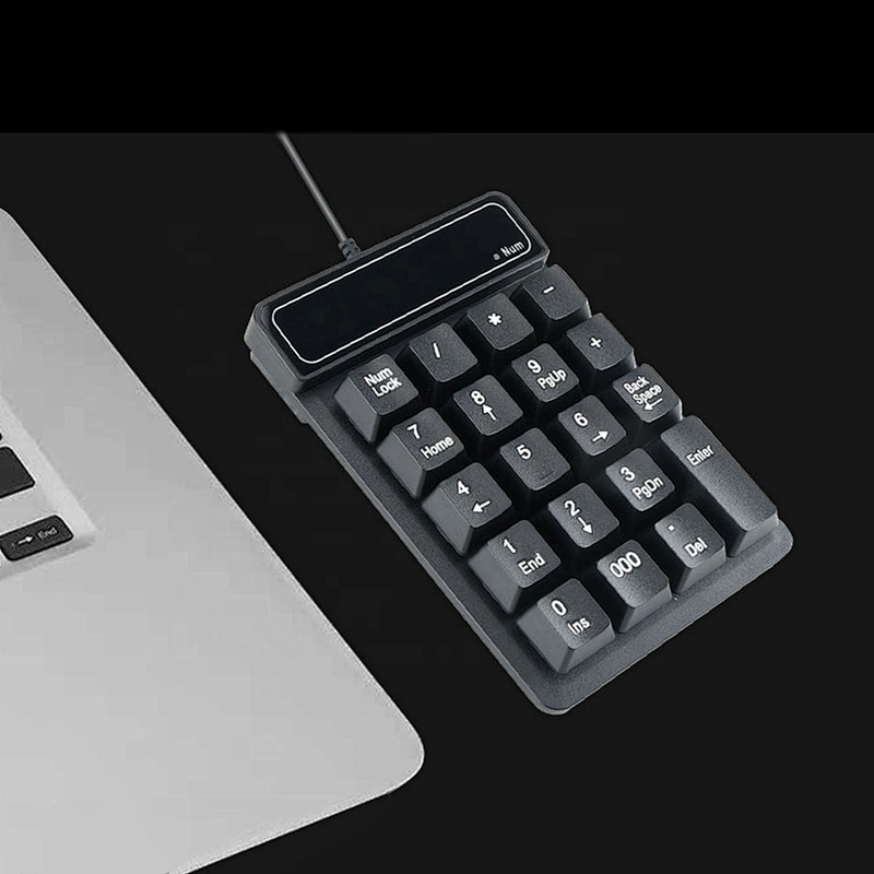 New hot selling mini numeric keyboard Ergonomic standard Waterproof numeric keyboard for office desktop laptop