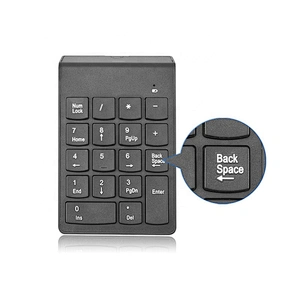 Super slim 2.4G wireless numeric keypad office numeric keyboard for business desktop