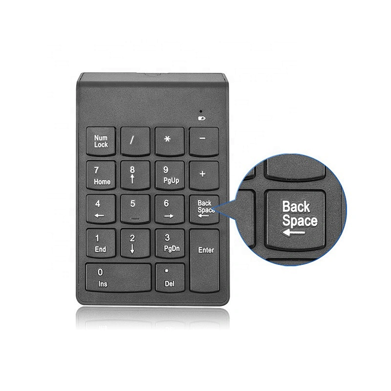 Super slim 2.4G wireless numeric keypad office numeric keyboard for business desktop