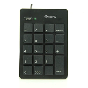 Factory customized 21 key financial special digital keyboard wired usb number mini keypad numeric keyboards