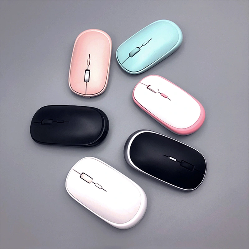 New ultra slim mute mini portable laptop desktop tablet computer 2.4G Wireless Mouse for home office gift promotion MW-073