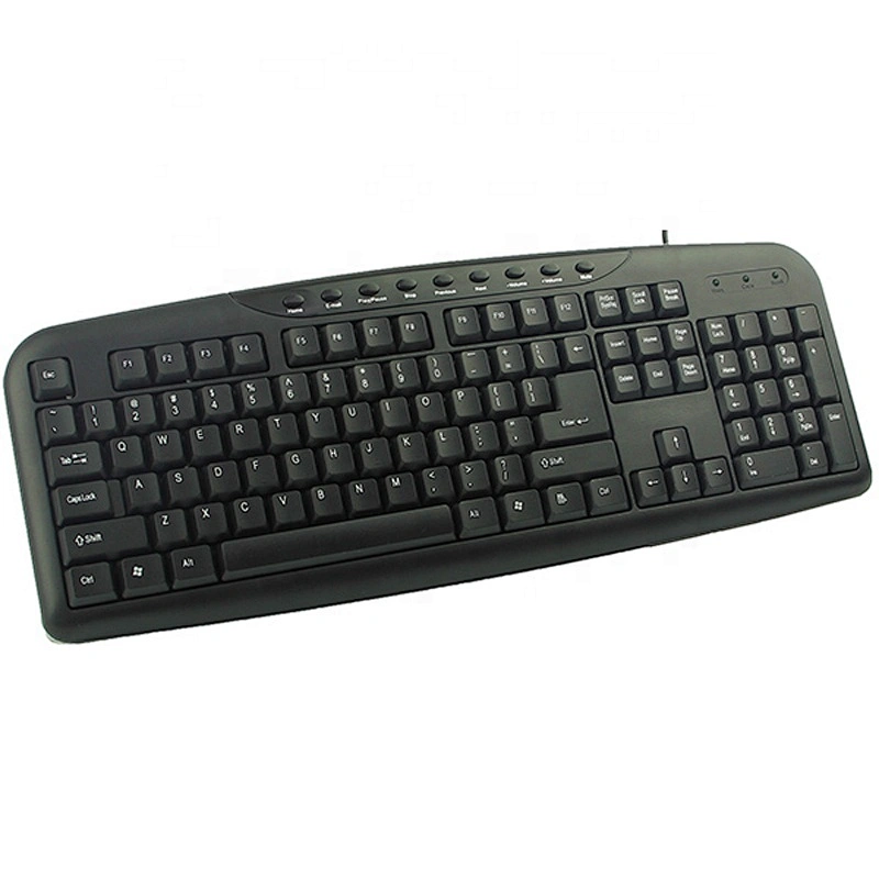 Private OEM Wired USB Office Multimedia Computer PC Keyboard KM-300