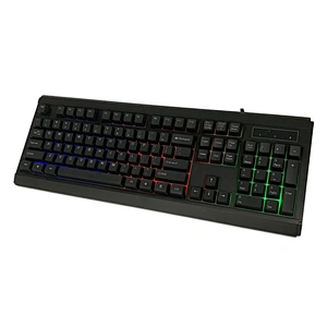 New OEM Big Wired Multimedia USB Gaming Keyboard With Mixture 3Colors Led Light For Gamers KBL-315