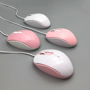 New gift fashion wired 3D 1000dpi computer USB optical mouse for desktop laptop home office business