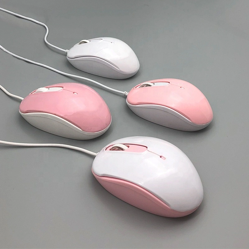 New gift fashion wired 3D 1000dpi computer USB optical mouse for desktop laptop home office business