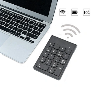 Super slim 2.4G wireless numeric keypad office numeric keyboard for business desktop