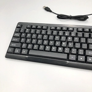 Big Ergonomic full size computer home office customized US French IT Spanish layout wired USB keyboard with number pad