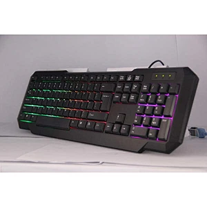 Professional USB Wired 3 Colors LED Light Multimedia Gaming Keyboard KBL-311