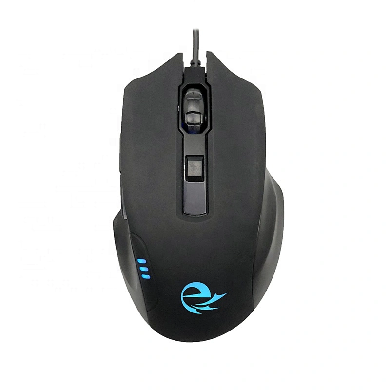 6 button USB gaming optical 3600 dpi led glowing big new latest PC computer mouse GM-015F