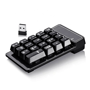 New mini 2.4Gwireless/BT5.1 numeric keyboard Ergonomic standard keyboard Waterproof numeric keyboard for office desktop laptop