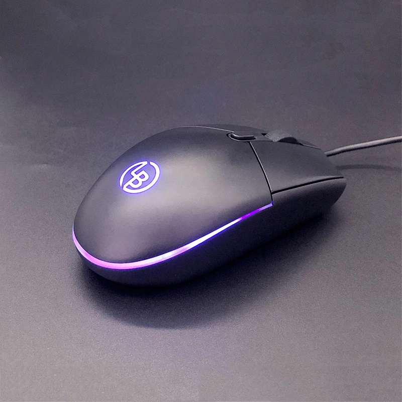 Hot selling gamer backlight mouse 6 buttons computer wired USB gaming LED Backlit mice for Windows PC GM-181