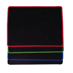 Hot Selling natural rubber foam gaming office customized Mouse pad With Stitched Edge Premium-Textured Mouse Mat GMP-011