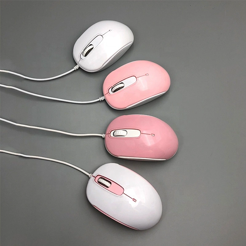New gift fashion wired 3D 1000dpi computer USB optical mouse for desktop laptop home office business
